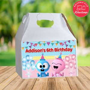 Gaa Gaa And Goo Goo Gable Box Digital File Printable Instant Download