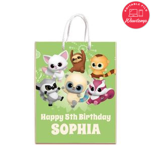 Yoohoo To The Rescue Gift Bag Label Template Printable Instant Download