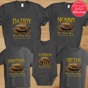 Lord of the rings Family Birthday Party T-Shirt