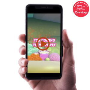 Dashi Dog Octonauts Birthday Video Invitation Digital Template Customizable Instant Download