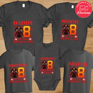 Wanda Maximoff Family Birthday T-Shirt