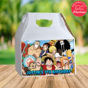 One Piece Gable Box Digital File Printable Instant Download