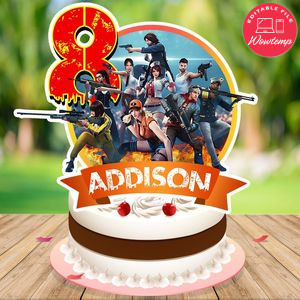 Free fire Cake Topper Template Printable Instant Download