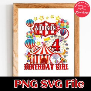 Circus Customer Request PNG file template