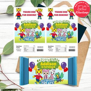 Shimajiro Rice Krispies Treats Template Printable Instant Download