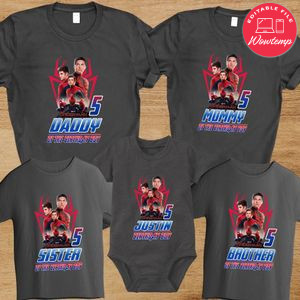 Spider-Man No Way Home Birthday Family Trip Vacation T-Shirt