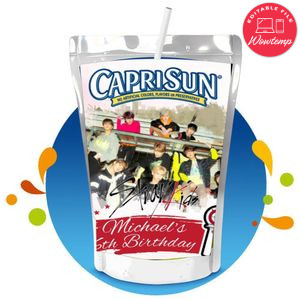 Stray Kids Capri Sun Birthday Labels Digital File Printable Instant Download