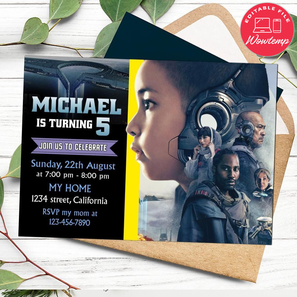 The Creator Birthday Flyer Customizable Template to Print at Home Instant Download