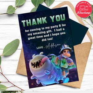 Elio 2025 Thank You Card Customizable Template To Print At Home Instant Download