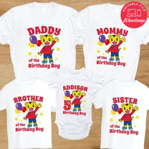 Shimajiro Family Birthday PNG file template