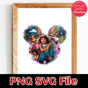 Encanto Mickey PNG file template