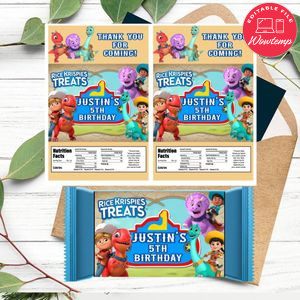 Dino Ranch Rice Krispies Treats Template Printable Instant Download