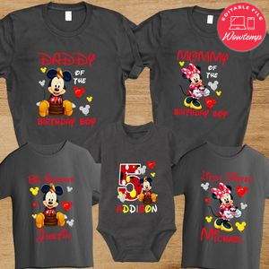 Mickey Mouse Birthday Customer request PNG file template
