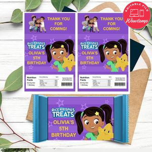 Nina's World Rice Krispies Treats Template Printable Instant Download