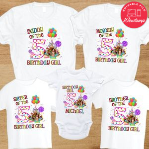 Candyland Birthday Family Trip Vacation T-Shirt