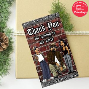 Cholo Thank You Tag Customizable Template To Print At Home Instant Download