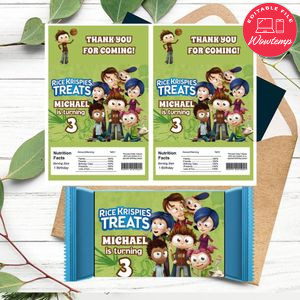Angelo rules Rice Krispies Treats Template Printable Instant Download