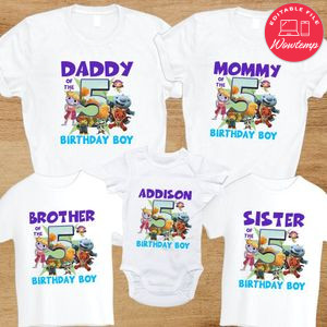 WallyKazam Family Birthday T-Shirt