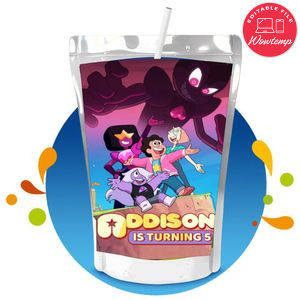 Steven Universe Capri Sun Birthday Labels Digital File Printable Instant Download