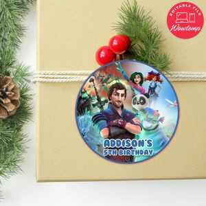 Koshchey: The True Story Circle Sticker Template Customizable To Print At Home Instant Download