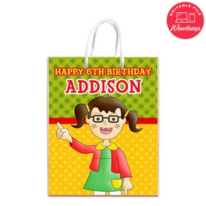 La Chilindrina Gift Bag Label Template Printable Instant Download