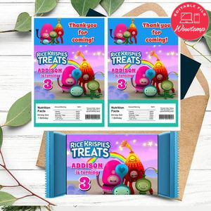 Buddi Rice Krispies Treats Template Printable Instant Download