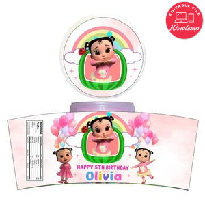 Cece Cocomelon Cotton Candy Label Template To Print At Home Instant Download