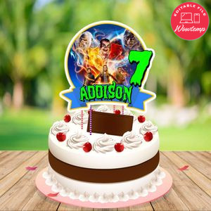 Goosebumps Cake Topper Template Printable Instant Download