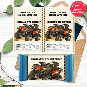 Four wheeler Rice Krispies Treats Template Printable Instant Download