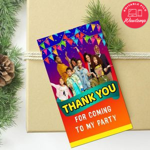 Family Reunion Thank You Tag Customizable Template To Print At Home Instant Download