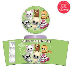 Yoohoo To The Rescue Cotton Candy Label Template To Print At Home Instant Download