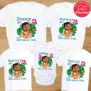 Moana Family Birthday Party T-Shirt