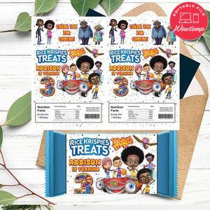 Motown magic Rice Krispies Treats Template Printable Instant Download