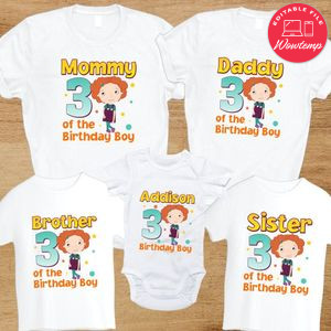 Nina needs to go Family Birthday PNG file template