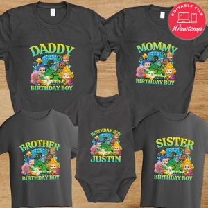 Bubble guppies Birthday Family Vacation T-Shirt