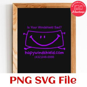 Hapywindshield Customer request PNG file template