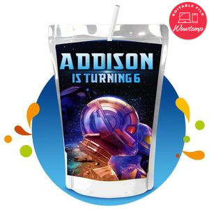 Ant man Capri Sun Birthday Labels Digital File Printable Instant Download