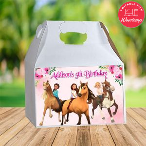 Spirit Riding Gable Box Digital File Printable Instant Download