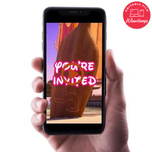 Moana 2 Birthday Video Invitation Digital Template Customizable Instant Download