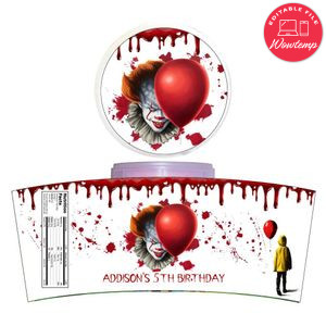 Pennywise Cotton Candy Label Template To Print At Home Instant Download