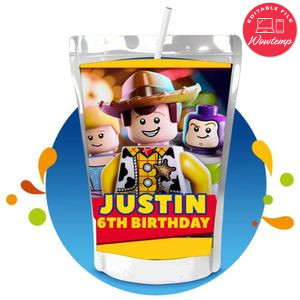 Lego Toy Story Capri Sun Birthday Labels Digital File Printable Instant Download
