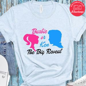 Barbie Gender Reveal T-Shirt