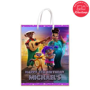 Vivo Movie Gift Bag Label Template Printable Instant Download