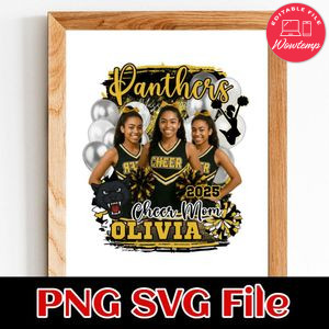 Cheer Mom Customer request PNG file template