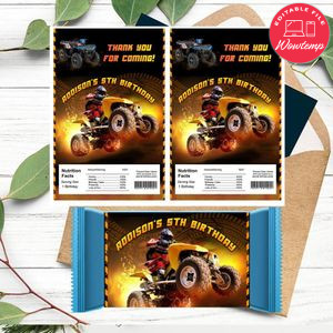 ATV Rice Krispies Treats Template Printable Instant Download