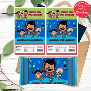 Xavier Riddle Rice Krispies Treats Template Printable Instant Download