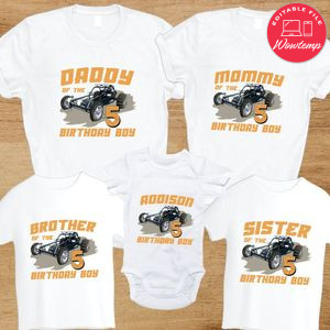 Sand rail Family Birthday T-Shirt