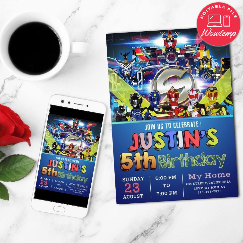 Giant Saver Birthday Flyer Customizable Template to Print at Home Instant Download