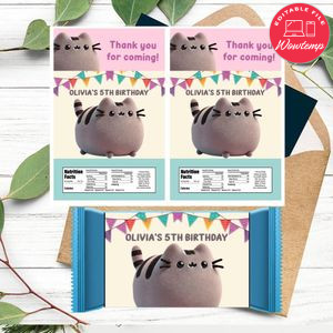 Cat Rice Krispies Treats Template Printable Instant Download