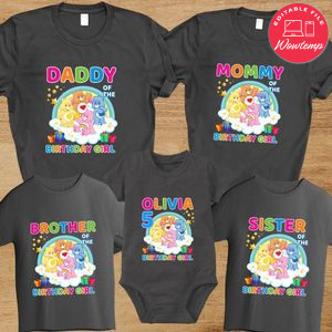 Care Bears Family Birthday T-Shirt
